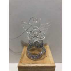 ANGE VERRE PAILLETTES ETOILE 5,5CM C