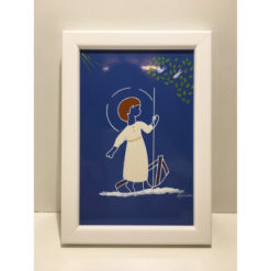 STE FLORINE CADRE CERAMIQUE GARCON PERSONNALISABLE 10X15CM ADR