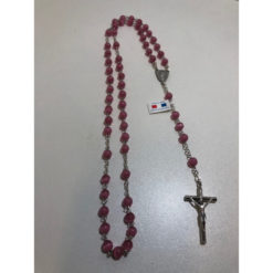 BRACELET DIZAINIER VERRE ROSE L