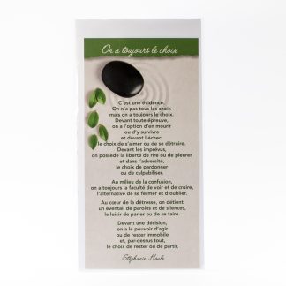 CARTE ON A TOUJOURS LE CHOIX+ENVELOPPE