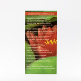 CARTE UNE PRESENCE AFFECTUEUSE+ENVELOPPE