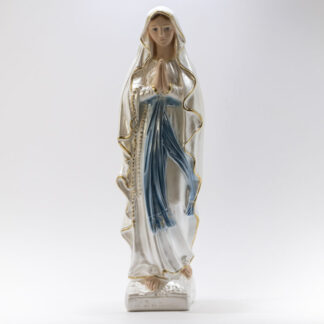 STATUE ANGE GARDIEN GARCON ALBATRE 14CM PR
