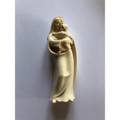 STATUE BOIS ANGE GARDIEN GARCON 9CM BOIS SCULPTE NATUREL 752.76.5145/1