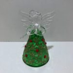 ANGE VERRE PRIEUR VERT 8CM C