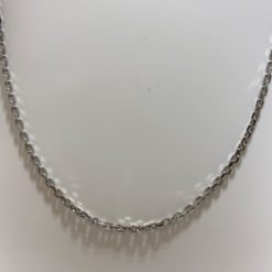 CHAINE ARGENT MAILLE FORCAT 60CM