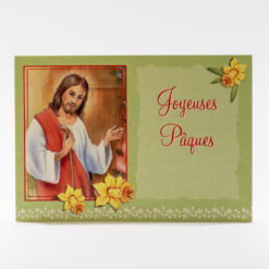Lot de 8 grandes cartes de vœux religieuses de 12,7 x 17,8 cm, cartes de  Pâques religieuses, messages bibliques inspirants pour chrétiens et